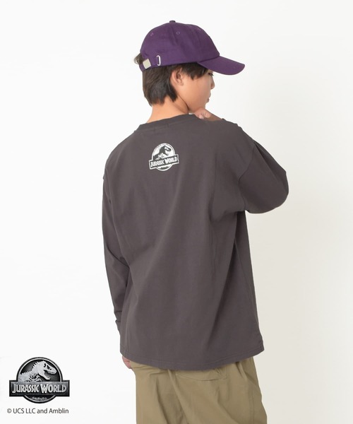 GLAZOS（グラソス）の「【大人向けサイズあり】【ジュラシック・ワールド】ヴィンテージ加工天竺アソートTシャツ（その他トップス・キッズ・チャコールグレー/グレー/ブラック・140cm/150cm/160cm/170cm）」の7枚目の写真