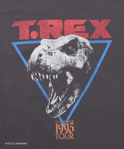 GLAZOS（グラソス）の「【大人向けサイズあり】【ジュラシック・ワールド】ヴィンテージ加工天竺アソートTシャツ（その他トップス・キッズ・チャコールグレー/グレー/ブラック・140cm/150cm/160cm/170cm）」の14枚目の写真