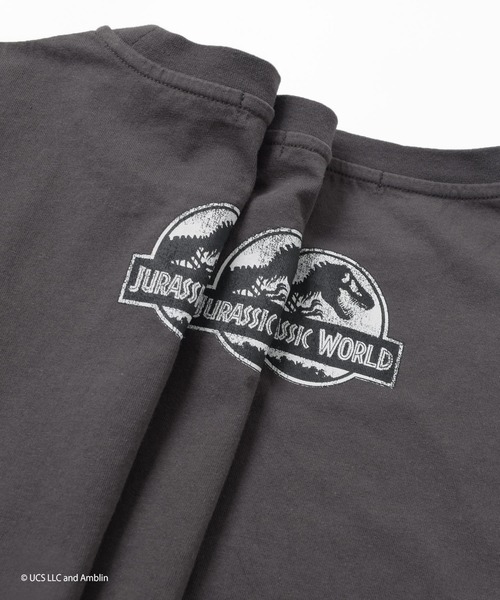 GLAZOS（グラソス）の「【大人向けサイズあり】【ジュラシック・ワールド】ヴィンテージ加工天竺アソートTシャツ（その他トップス・キッズ・チャコールグレー/グレー/ブラック・140cm/150cm/160cm/170cm）」の16枚目の写真