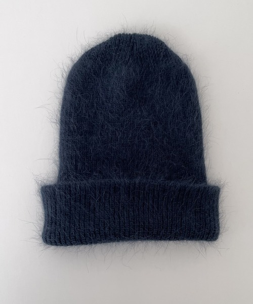 CANAL JEAN（キャナルジーン）の「El mar　アンゴラ混シャギーニットCAP（ニットキャップ/ビーニー・レディース・ブラウン/グレー/ブルー/ネイビー・ONE SIZE）」の13枚目の写真