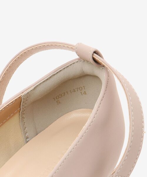 MAJESTIC LEGON（マジェスティックレゴン）の「【WEB限定XLサイズあり】ふかふかクッションパンプス（パンプス・レディース・アイボリー/グレイッシュベージュ/ブラック・SMALL/MEDIUM/LARGE/X-LARGE）」の18枚目の写真