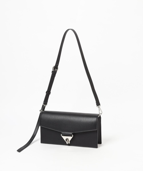 HARE（ハレ）の「ヨコナガフラップBAG(HARE)（ショルダーバッグ・メンズ・ブラック・FREE）」の4枚目の写真