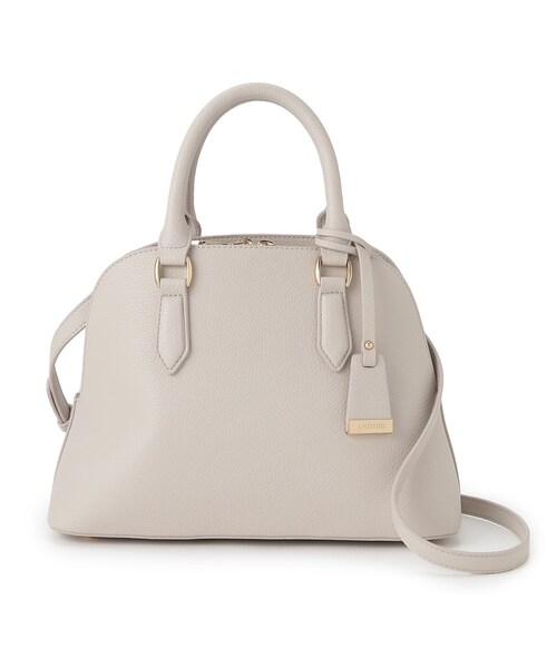 UNTITLED（アンタイトル）の「◆【セレモニー／定番人気】2WAYポケットボストンバッグ（ハンドバッグ・レディース・ベージュ系その他7/ブラック・99）」の3枚目の写真