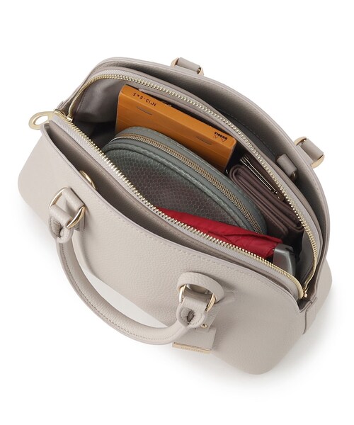 UNTITLED（アンタイトル）の「◆【セレモニー／定番人気】2WAYポケットボストンバッグ（ハンドバッグ・レディース・ベージュ系その他7/ブラック・99）」の8枚目の写真