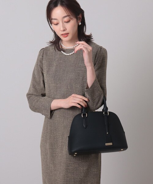 UNTITLED（アンタイトル）の「◆【セレモニー／定番人気】2WAYポケットボストンバッグ（ハンドバッグ・レディース・ベージュ系その他7/ブラック・99）」の15枚目の写真