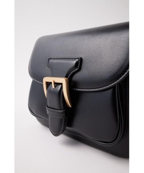 MOUSSY（マウジー）の「SADDLE SHOULDER BAG / サドルショルダーバッグ（ショルダーバッグ・レディース・ブラック/ホワイト・FREE）」の7枚目の写真