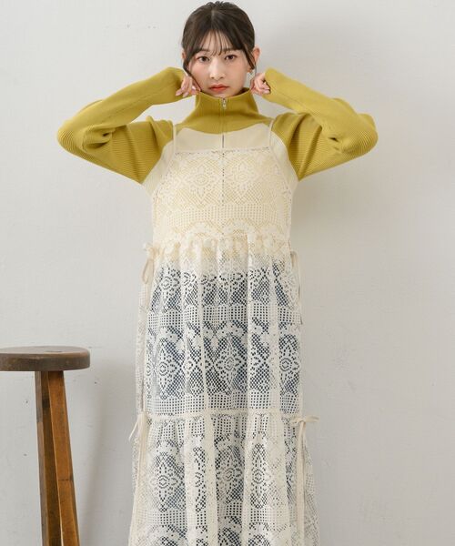 RETRO GIRL(レトロガール)の「アソートレースキャミOP(ワンピース・レディース・ナチュラル/ブラック/ホワイト系その他・FREE)」の17枚目の写真