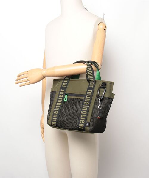 マンシングウェア Munsingwear ナイロン素材カートバッグ （(BK00)ブラック） | [マンシングウェア] MQCXJA43_NV00_F | MUNSINGWEAR