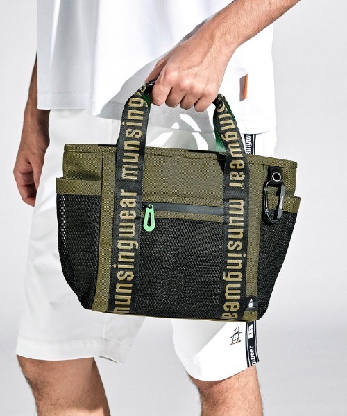 マンシングウェア Munsingwear ナイロン素材カートバッグ （(BK00)ブラック） | [マンシングウェア] MQCXJA43_NV00_F | MUNSINGWEAR