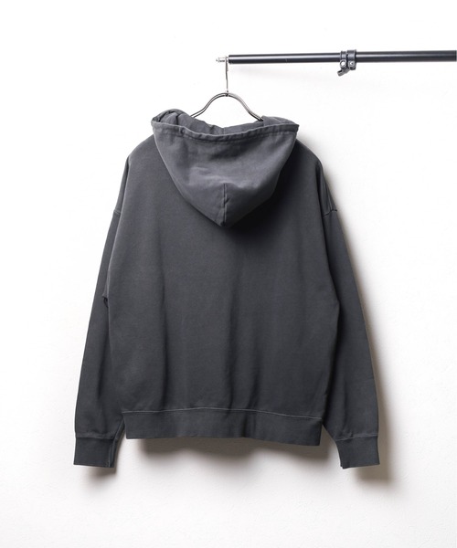 【セール】/ピグメント加工 裏毛スウェットハーフジップパーカー（パーカー）｜NO WAY（ノーウェイ）