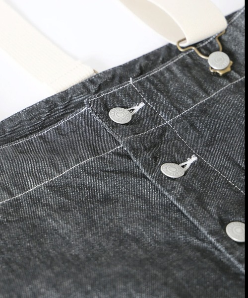 HARVESTY/ハーベスティー DENIM SUSPENDER GARDEN PANTSデニム