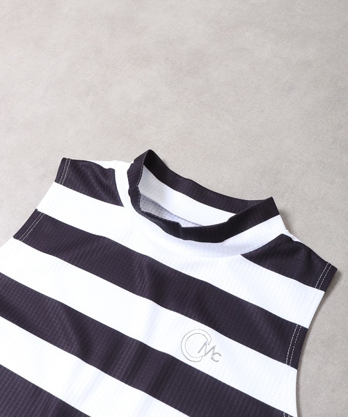 CECIL McBEE(セシルマクビー)の「ボーダーモックネックNS(Tシャツ/カットソー・レディース・ライトグレー/ブラック・2/3/1)」の7枚目の写真