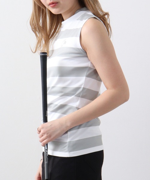CECIL McBEE(セシルマクビー)の「ボーダーモックネックNS(Tシャツ/カットソー・レディース・ライトグレー/ブラック・2/3/1)」の15枚目の写真