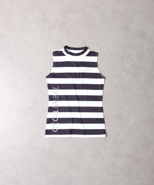 CECIL McBEE(セシルマクビー)の「ボーダーモックネックNS(Tシャツ/カットソー・レディース・ライトグレー/ブラック・2/3/1)」の19枚目の写真
