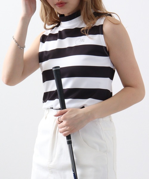 CECIL McBEE(セシルマクビー)の「ボーダーモックネックNS(Tシャツ/カットソー・レディース・ライトグレー/ブラック・2/3/1)」の9枚目の写真