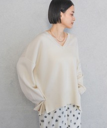 A part by | スポンディッシュVプルオーバー(ニット/セーター)