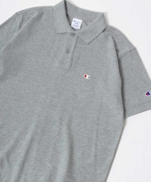 Champion/チャンピオン ワンポイントロゴ刺繍 ミニワッペン 鹿の子 ポロシャツ レディース メンズ