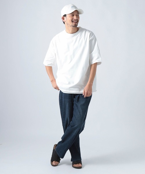 BAYFLOW（ベイフロー）の「スノーカラーハーフスリーブTシャツ（Tシャツ/カットソー・メンズ・ピンク/ネイビー/チャコール/オフホワイト・LARGE/MEDIUM）」の5枚目の写真