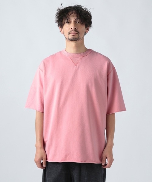 BAYFLOW（ベイフロー）の「スノーカラーハーフスリーブTシャツ（Tシャツ/カットソー・メンズ・ピンク/ネイビー/チャコール/オフホワイト・LARGE/MEDIUM）」の9枚目の写真