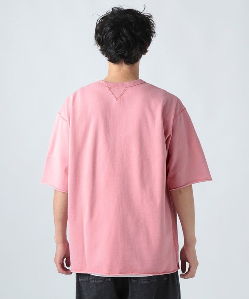 BAYFLOW（ベイフロー）の「スノーカラーハーフスリーブTシャツ（Tシャツ/カットソー・メンズ・ピンク/ネイビー/チャコール/オフホワイト・LARGE/MEDIUM）」の11枚目の写真