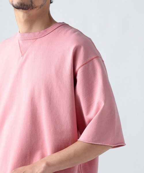 BAYFLOW（ベイフロー）の「スノーカラーハーフスリーブTシャツ（Tシャツ/カットソー・メンズ・ピンク/ネイビー/チャコール/オフホワイト・LARGE/MEDIUM）」の13枚目の写真