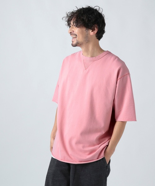 BAYFLOW（ベイフロー）の「スノーカラーハーフスリーブTシャツ（Tシャツ/カットソー・メンズ・ピンク/ネイビー/チャコール/オフホワイト・LARGE/MEDIUM）」の21枚目の写真