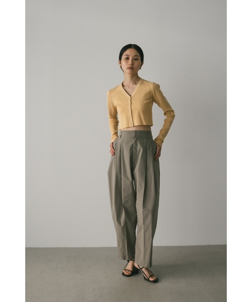 STYLEMIXER（スタイルミキサー）の「ワイドレッグタックパンツ（その他パンツ・レディース・ブラック/ライトカーキ・SMALL/MEDIUM）」の12枚目の写真