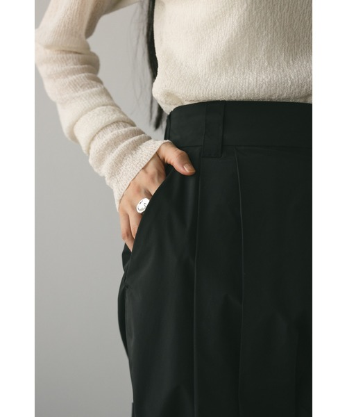 STYLEMIXER（スタイルミキサー）の「ワイドレッグタックパンツ（その他パンツ・レディース・ブラック/ライトカーキ・SMALL/MEDIUM）」の5枚目の写真