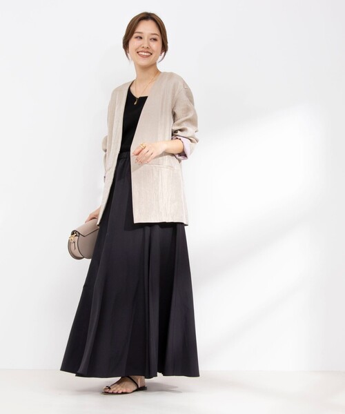 2024新品★2nd ノーリーズ ウォッシャブルグロッシーツイルはおりジャケット NOLLEY'S（ノーリーズ）の「ウォッシャブルグロッシーツイルは