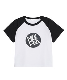 MILKFED. | CIRCLE LOGO COMPACT B/B TEE(Tシャツ/カットソー)