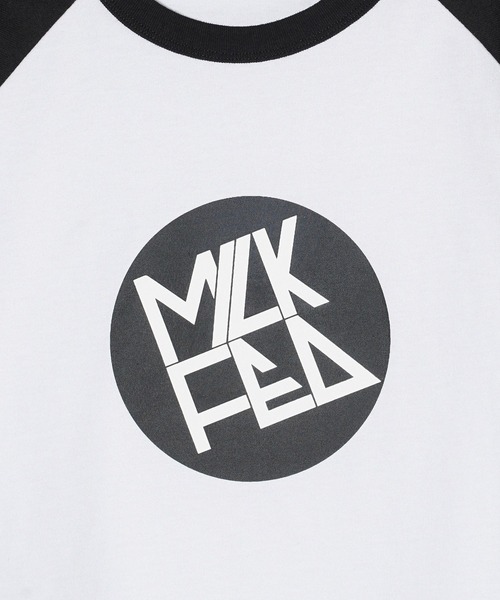 MILKFED.（ミルクフェド）の「CIRCLE LOGO COMPACT B/B TEE（Tシャツ/カットソー・レディース・ブラック/ライトピンク/ライトブルー・S/M）」の10枚目の写真