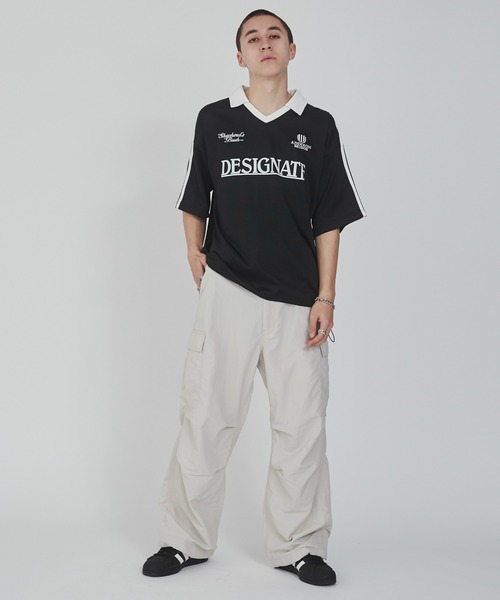 WEGO(ウィゴー)の「WEGO/グラフィックドロストゲームシャツ(Tシャツ/カットソー・メンズ・ブラック/ホワイト・LARGE/MEDIUM)」の17枚目の写真