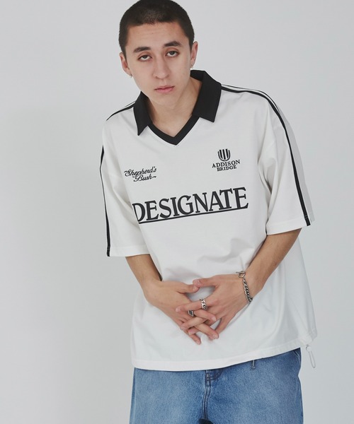 WEGO(ウィゴー)の「WEGO/グラフィックドロストゲームシャツ(Tシャツ/カットソー・メンズ・ブラック/ホワイト・LARGE/MEDIUM)」の8枚目の写真