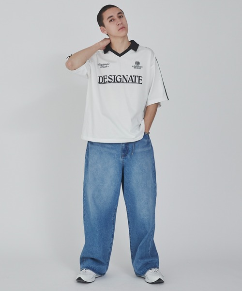 WEGO(ウィゴー)の「WEGO/グラフィックドロストゲームシャツ(Tシャツ/カットソー・メンズ・ブラック/ホワイト・LARGE/MEDIUM)」の12枚目の写真