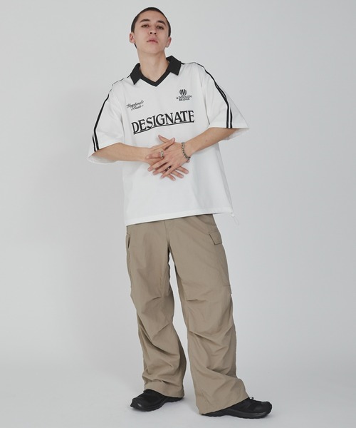 WEGO(ウィゴー)の「WEGO/グラフィックドロストゲームシャツ(Tシャツ/カットソー・メンズ・ブラック/ホワイト・LARGE/MEDIUM)」の13枚目の写真