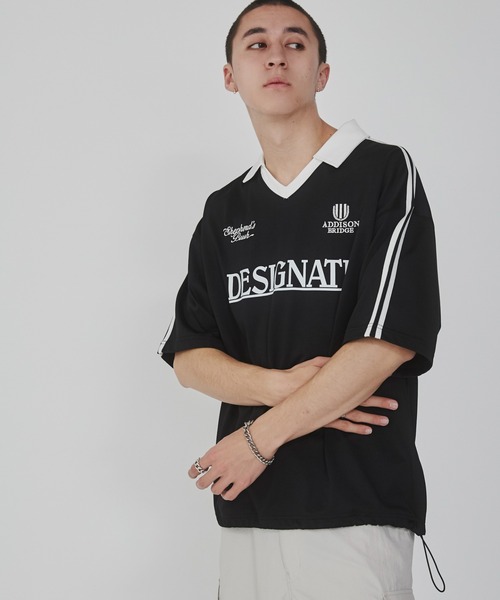 WEGO(ウィゴー)の「WEGO/グラフィックドロストゲームシャツ(Tシャツ/カットソー・メンズ・ブラック/ホワイト・LARGE/MEDIUM)」の15枚目の写真