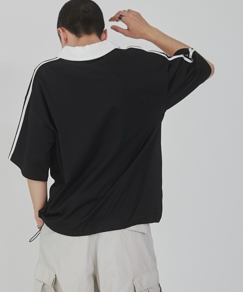 WEGO(ウィゴー)の「WEGO/グラフィックドロストゲームシャツ(Tシャツ/カットソー・メンズ・ブラック/ホワイト・LARGE/MEDIUM)」の16枚目の写真