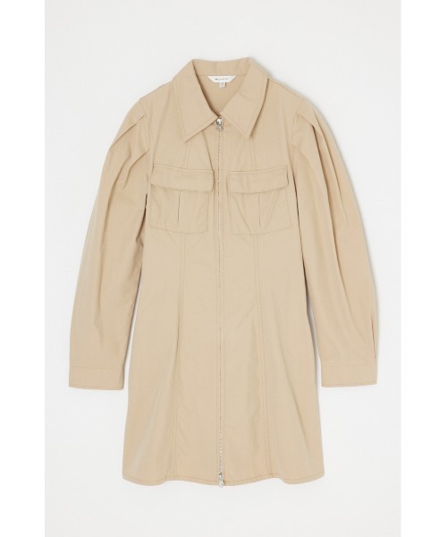 MOUSSY（マウジー）の「PATCH POCKET ZIPUP ワンピース（ワンピース・レディース・ライトブラック/バーガンディー/ライトベージュ・1/2）」の20枚目の写真