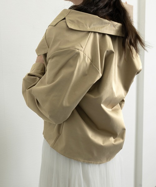 Miniministore(ミニミニストア)の「テーラージャケット レディース 春(その他アウター・レディース・ブラック/ベージュ・M/L)」の15枚目の写真