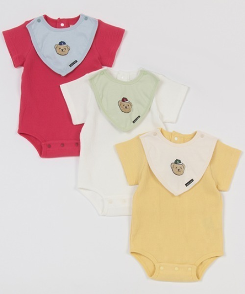 petit main（プティマイン）の「スタイつきロンパース（ロンパース・キッズ・オフホワイト/イエロー/レッド・70cm/80ｃｍ）」の10枚目の写真