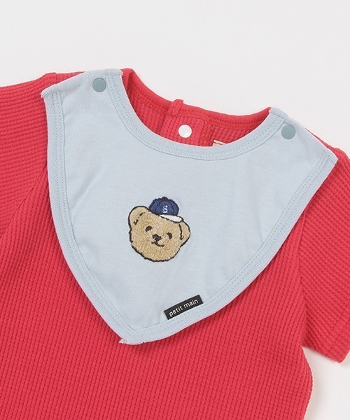 petit main（プティマイン）の「スタイつきロンパース（ロンパース・キッズ・オフホワイト/イエロー/レッド・70cm/80ｃｍ）」の12枚目の写真