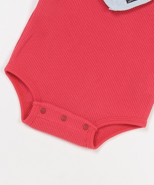 petit main（プティマイン）の「スタイつきロンパース（ロンパース・キッズ・オフホワイト/イエロー/レッド・70cm/80ｃｍ）」の7枚目の写真