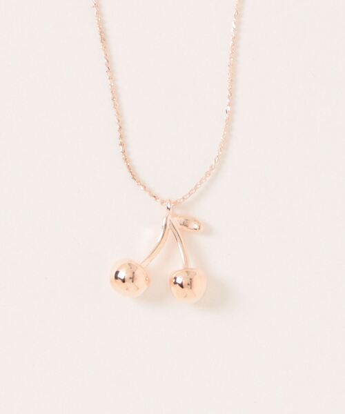 Three Four Time(スリーフォータイム)の「さくらんぼプチペン(ネックレス・レディース・ゴールド/ピンクゴールド・FREE)」の6枚目の写真
