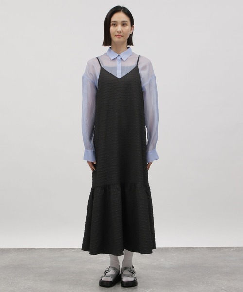 LAKOLE(ラコレ)の「アソートティアードキャミワンピース / 112095(ワンピース・レディース・ブラック/オレンジ/ブルー・FREE)」の13枚目の写真