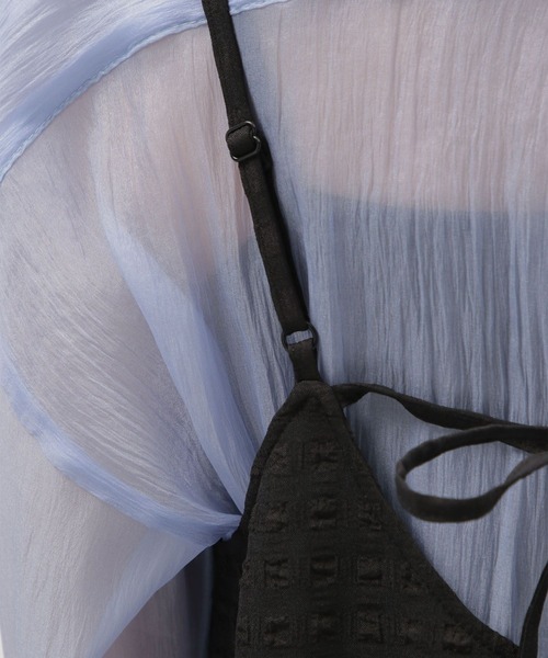 LAKOLE(ラコレ)の「アソートティアードキャミワンピース / 112095(ワンピース・レディース・ブラック/オレンジ/ブルー・FREE)」の17枚目の写真