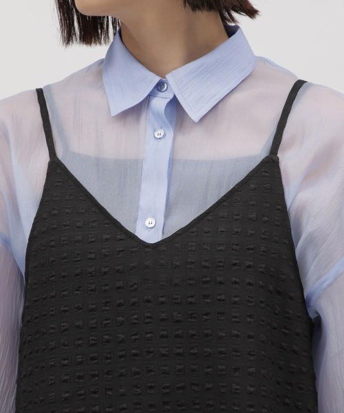 LAKOLE(ラコレ)の「アソートティアードキャミワンピース / 112095(ワンピース・レディース・ブラック/オレンジ/ブルー・FREE)」の18枚目の写真