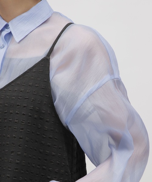 LAKOLE(ラコレ)の「アソートティアードキャミワンピース / 112095(ワンピース・レディース・ブラック/オレンジ/ブルー・FREE)」の19枚目の写真