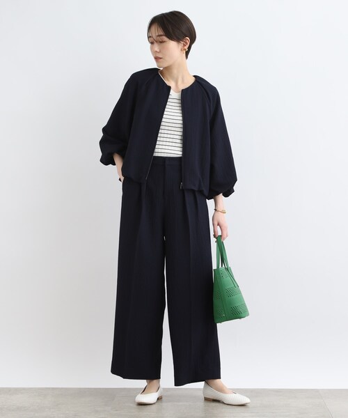 INDIVI（インディヴィ）の「◇【洗える／SETUP可能】2タックワイド