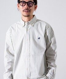 BEVERLY HILLS POLO CLUB | 【BEVERLY HILLS POLO CLUB/ビバリーヒルズポロクラブ】スタンダードB.Dシャツ (無地/ストライプ)(シャツ/ブラウス)
