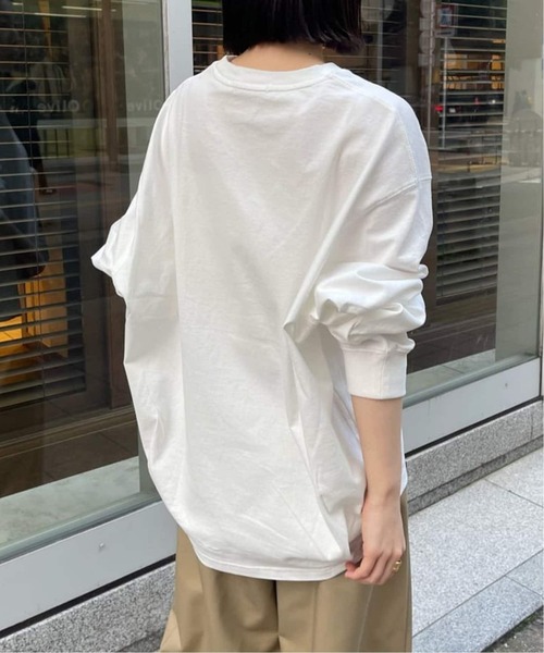 JOURNAL STANDARD（ジャーナルスタンダード）の「《追加6》タックスウェットシャツ（Tシャツ/カットソー・レディース・ホワイト/ブラック/チャコールグレー・FREE）」の14枚目の写真